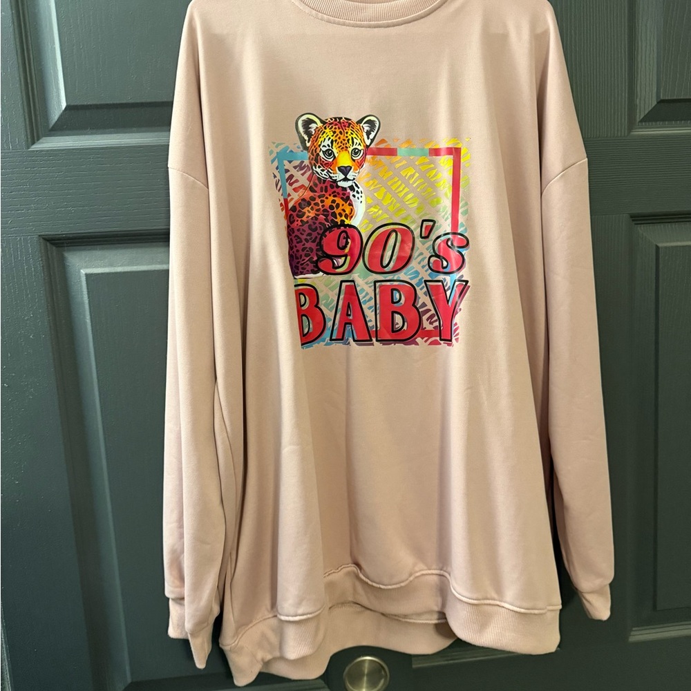 90's Baby Graphic Sweatshirt
